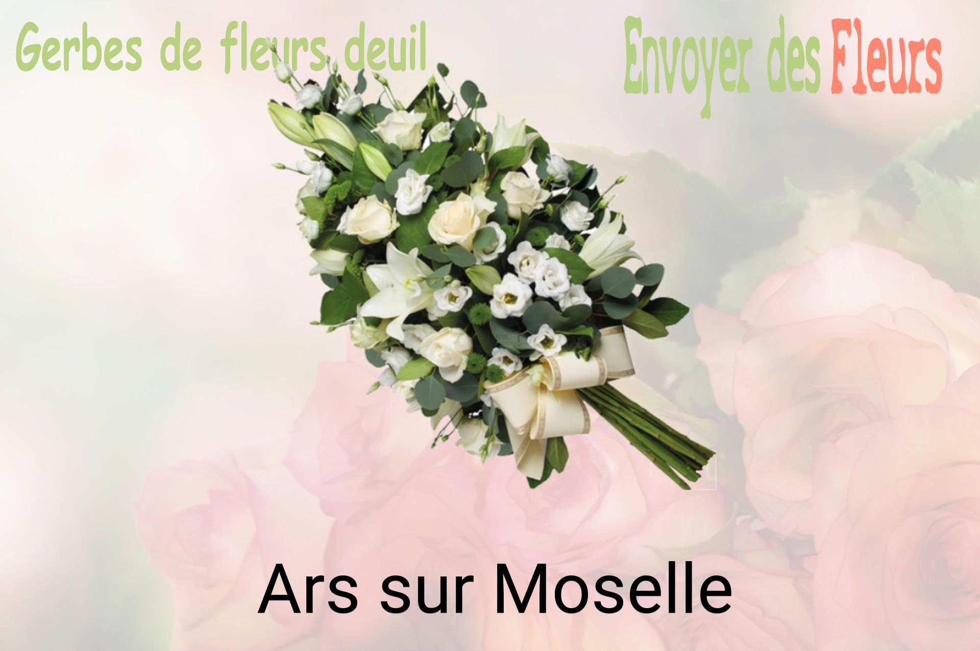 Gerbe de fleurs de deuil livrée à Ars-sur-Moselle